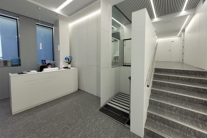 Recepción de la Clínica Dr. Bonastre